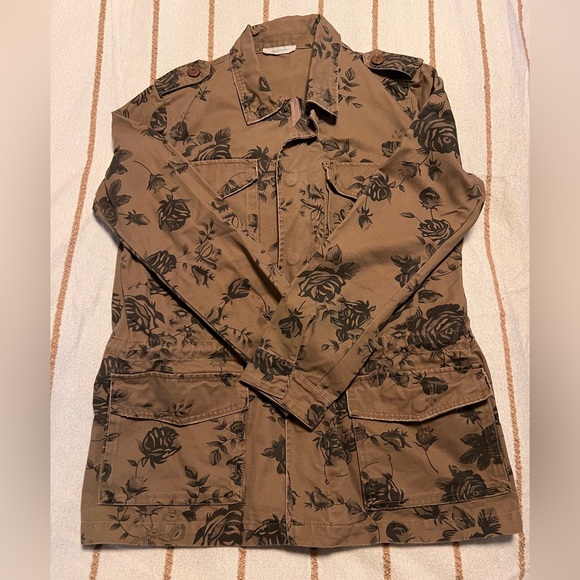 Floral Utility Style Jacket - Picture 1 of 4